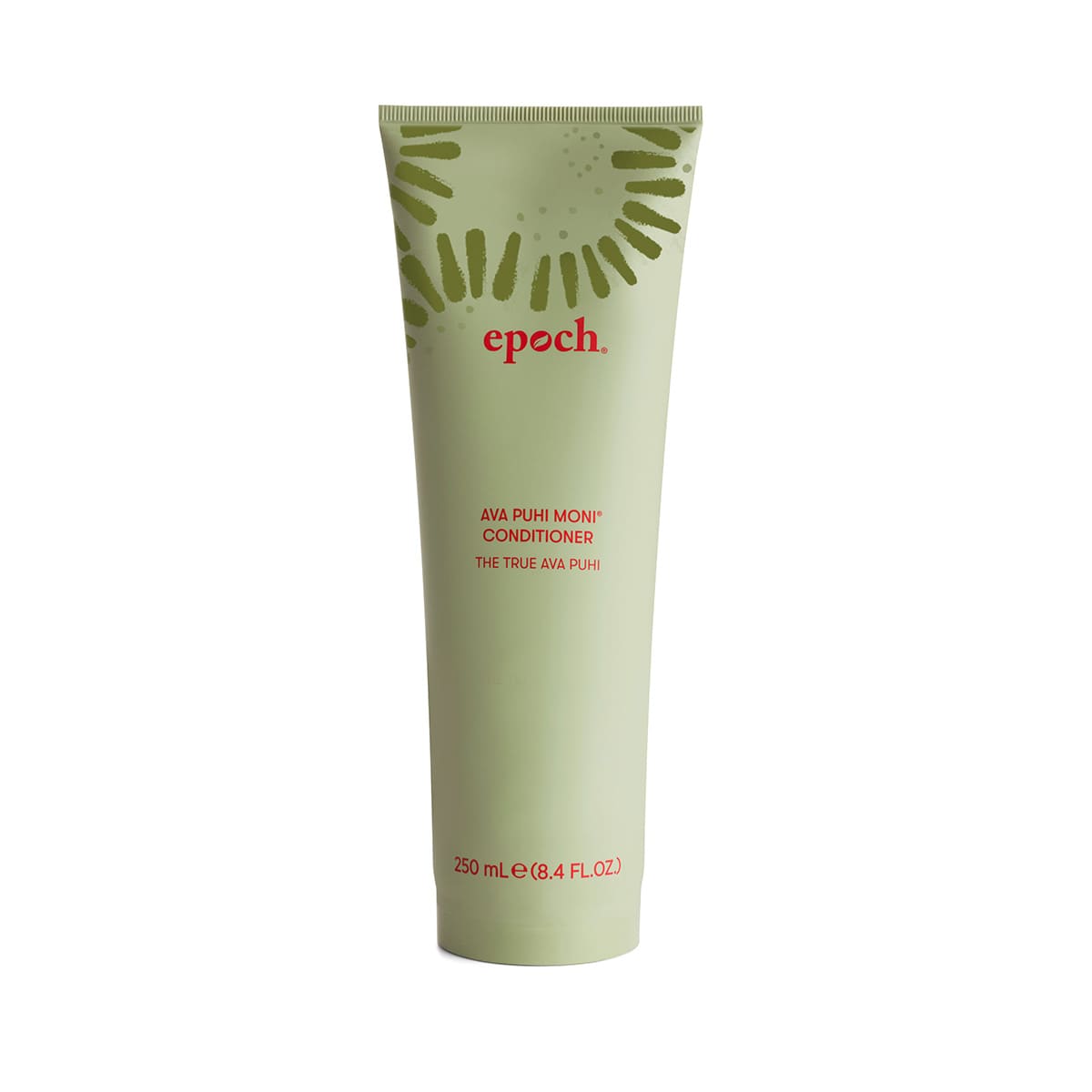 Produktfoto. Front: epoch Ava Puhi Moni Conditioner Flasche (250ml).